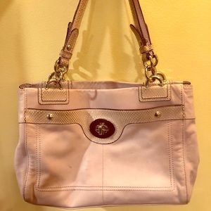 Coach Penelope Soft Lavender Leather Satchel